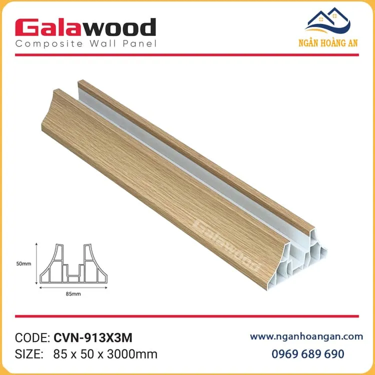 Chân Đế Vách Nhựa 2 Mặt Ngăn Phòng Khách Galawood CVN-913X3M