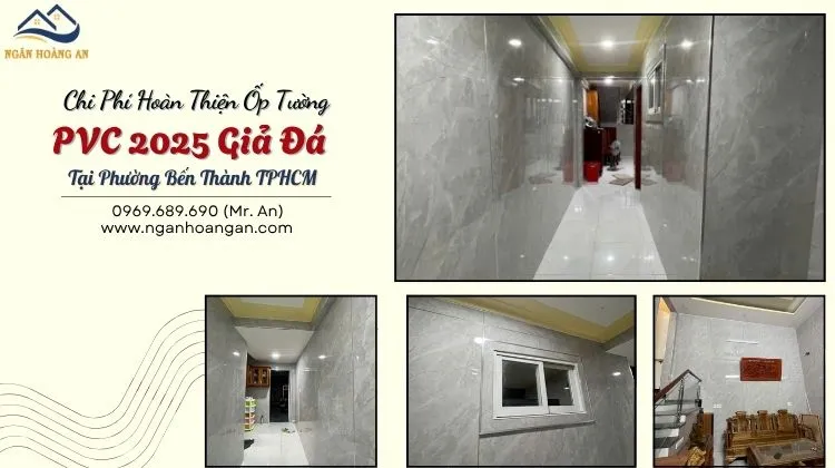 Chi Phí Hoàn Thiện Ốp Tường PVC2025 Giả Đá Tại Phường Bến Thành TPHCM
