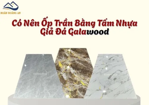 Có Nên Ốp Trần Bằng Tấm Nhựa PVC Giả Đá Galawood  Không?