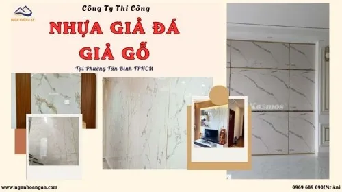 Công Ty Thi Công Ốp Tường Nhựa Giả Đá, Giả Gỗ Phường Tân Bình TPHCM