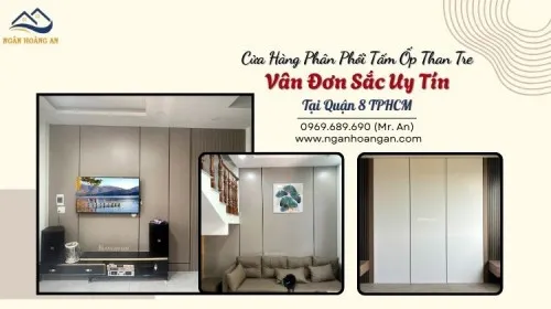 Cửa Hàng Phân Phối Tấm Ốp Than Tre Vân Đơn Sắc Uy Tín Tại Quận 8 TPHCM