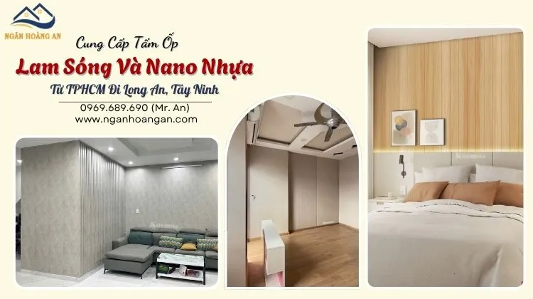 Cung Cấp Tấm Ốp Lam Sóng Và Nano Nhựa Từ TPHCM Đi Long An, Tây Ninh
