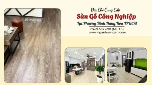 Địa Chỉ Cung Cấp Sàn Gỗ Công Nghiệp Tại Phường Bình Hưng Hòa TPHCM