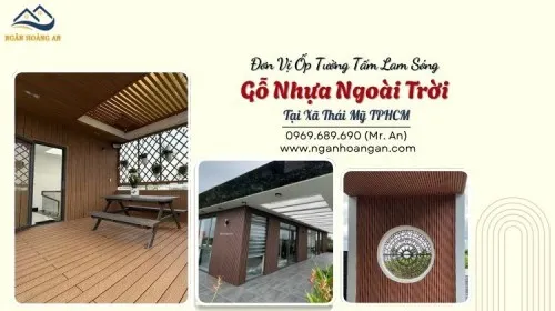 Đơn Vị Ốp Tường Tấm Lam Sóng Gỗ Nhựa Ngoài Trời Tại Xã Thái Mỹ TPHCM