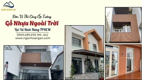 Đơn Vị Thi Công Ốp Tường Gỗ Nhựa Ngoài Trời Tại Xã Bình Hưng TPHCM