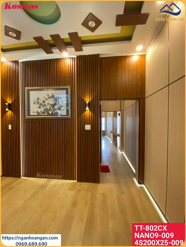 Giá Thi Công Ốp Tường Lam Sóng Nano Nhựa Giả Gỗ Tại Quận 2 TPHCM