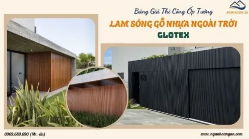 Thi Công Ốp Tường Tấm Ốp Lam Sóng Ngoài Trời Glotex Trọn Gói Mới Nhất