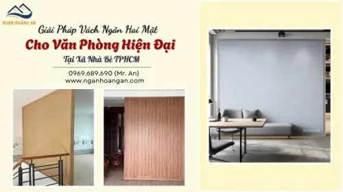 Giải Pháp Vách Ngăn Hai Mặt Cho Văn Phòng Hiện Đại Tại Xã Nhà Bè TPHCM