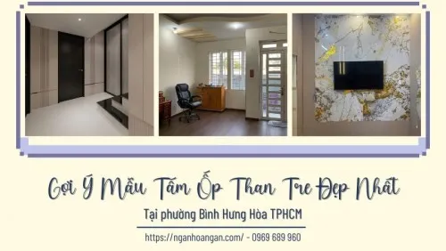 Gợi Ý Mẫu Tấm Ốp Than Tre Đẹp Tại Phường Bình Hưng Hòa TPHCM