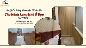 Gợi Ý Ốp Tường Lamri Giả Gỗ, Giả Đá Cho Hành Lang Nhà Ở Đẹp Tại TPHCM