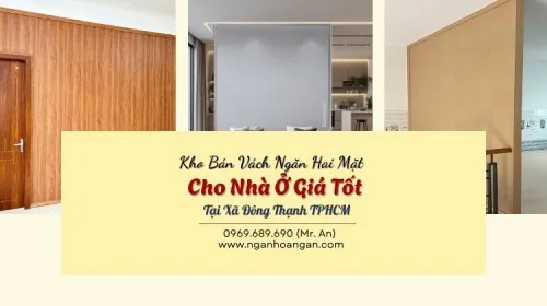 Kho Bán Vách Ngăn Hai Mặt Cho Nhà Ở Giá Tốt Tại Xã Đông Thạnh TPHCM