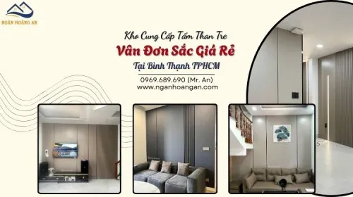 Kho Cung Cấp Tấm Than Tre Vân Đơn Sắc Giá Rẻ Tại Bình Thạnh TPHCM