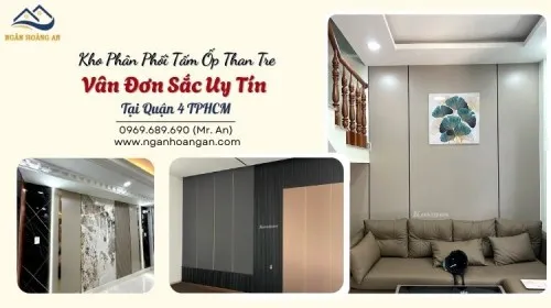 Kho Phân Phối Tấm Ốp Than Tre Vân Đơn Sắc Uy Tín Tại Quận 4 TPHCM