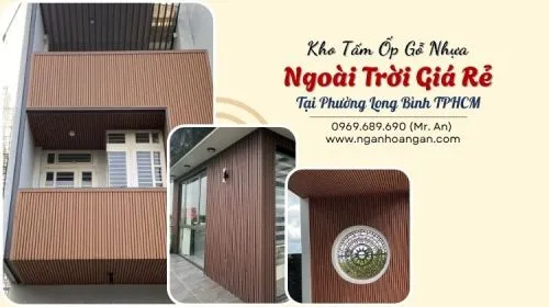 Kho Tấm Ốp Gỗ Nhựa Ngoài Trời Giá Rẻ Tại Phường Long Bình TPHCM