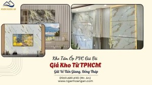 Kho Tấm Ốp PVC Giả Đá Giá Kho Từ TPHCM Gửi Về Tiền Giang, Đồng Tháp