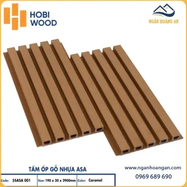 Lam 5 Sóng Ngoài Trời Phủ ASA Hobiwood 5SASA 001 Caramel