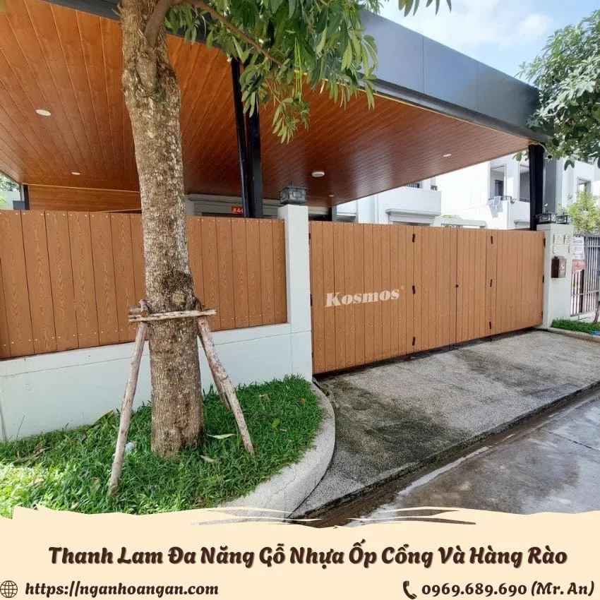 Làm Cổng Và Hàng Rào Bằng Thanh Lam Đa Năng Ngoài Trời
