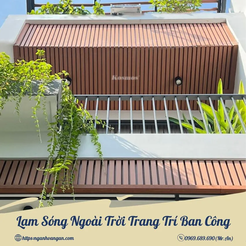 Lam Sóng Ngoài Trời Trang Trí Ban Công