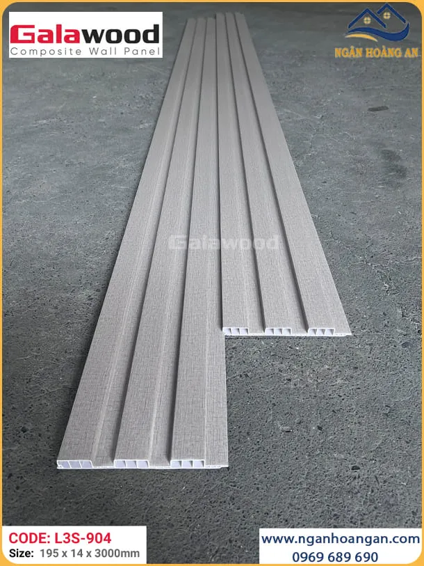 Lam Sóng Nhựa Ốp Trần Giả Vân Vải Galawood L3S-904  