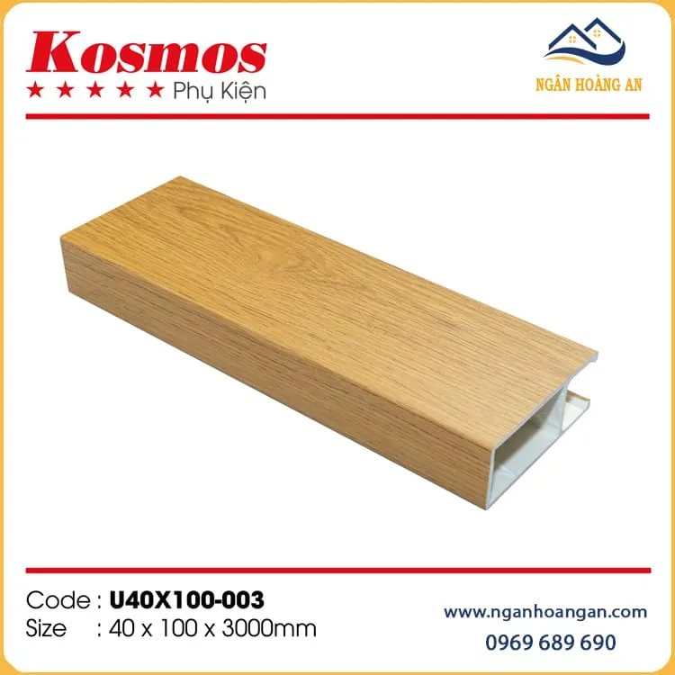 Lam Trần Nan U Nhựa Giả Gỗ Kosmos U40X100-003