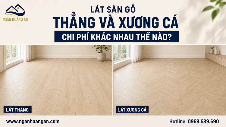 Lát Sàn Gỗ Thẳng Và Xương Cá: Chi Phí Khác Nhau Thế Nào?