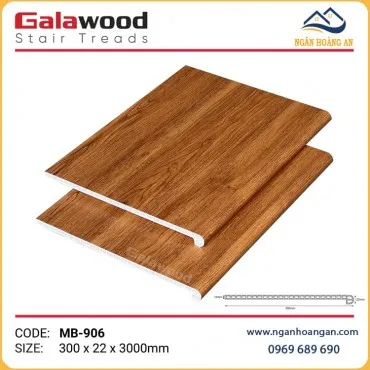 Mặt Bậc Cầu Thang Nhựa PVC Vân Gỗ Galawood MB-906
