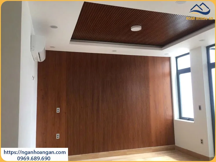 Mẫu Ốp Tường Lam Sóng Nhựa Giả Gỗ Đẹp Nhất Tại Gò Vấp TPHCM