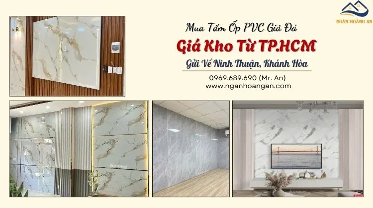 Mua Tấm Ốp PVC Giả Đá Giá Kho Từ TP.HCM Gửi Về Ninh Thuận, Khánh Hòa