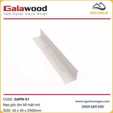 Nẹp Góc Trong Trang Trí Tấm Panel GAPN-01 Màu Trắng