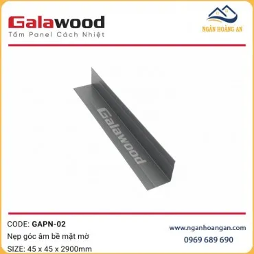 Nẹp Góc Trong Trang Trí Tấm Panel GAPN-02 Màu Xám