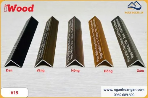 Nẹp Góc V15 Tấm Ốp Than Tre iWood NNV15