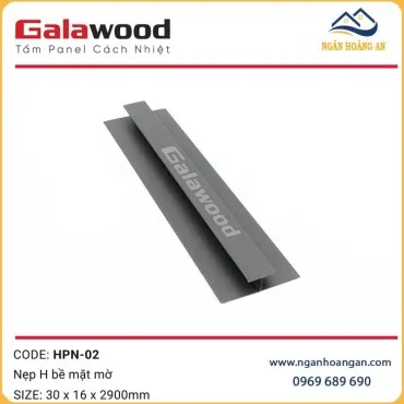 Nẹp H Rãnh Nối Tấm Panel HPN-02 Màu Xám