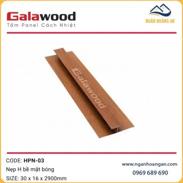 Nẹp H Rãnh Nối Tấm Panel HPN-03 Màu Cánh Gián