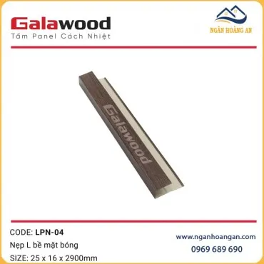 Nẹp Kết Thúc Nối Tấm Panel LPN-04 Màu Nâu Walnut