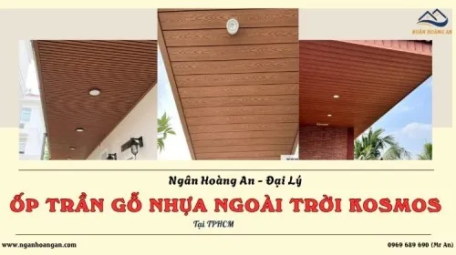 Ngân Hoàng An - Đại Lý Kosmos Tấm Ốp Trần Gỗ Nhựa Ngoài Trời Tại TPHCM