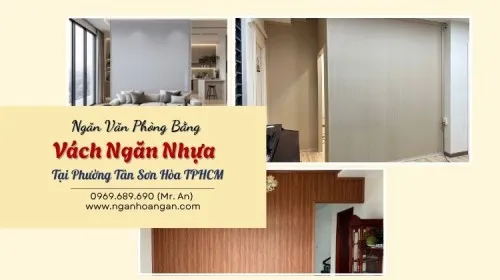 Ngăn Văn Phòng Bằng Vách Ngăn Nhựa Tại Phường Tân Sơn Hòa TPHCM