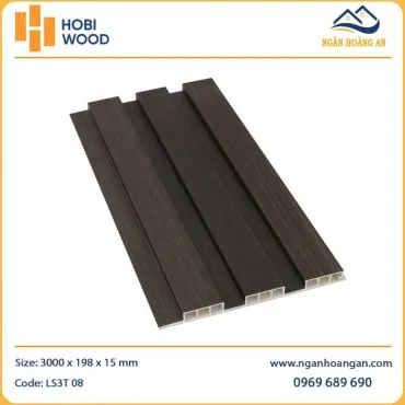 Nhựa Ốp Tường Lam 3 Sóng Thấp Hobiwood LS3T-08