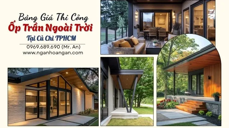 Ốp Trần Gỗ Nhựa Ngoài Trời Trọn Gói Tại Củ Chi