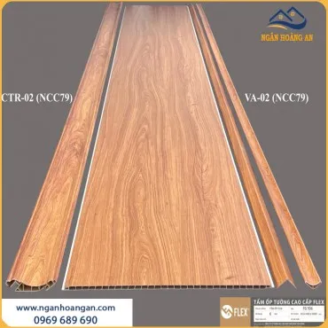 Ốp Trần Nano Nhựa Giả Vân Gỗ FLEX FG106 Cắt Theo Yêu Cầu