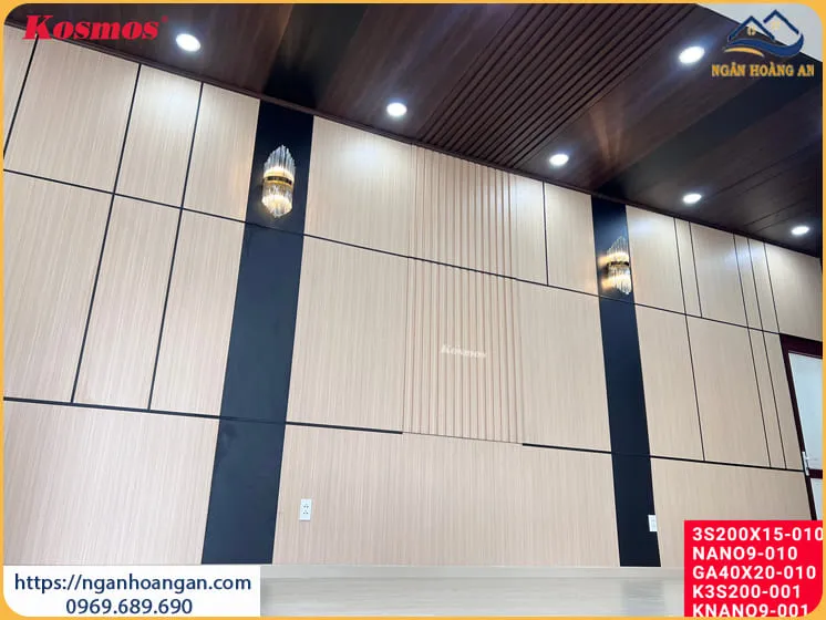 Ốp Tường Bằng Tấm Lam Sóng Nano Nhựa Giả Gỗ Tại Bình Thạnh TPHCM