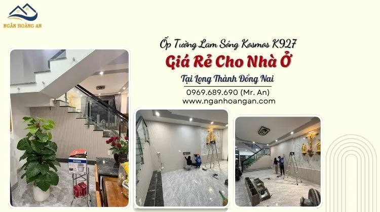 Ốp Tường Lam Sóng Kosmos K927 Giá Rẻ Cho Nhà Ở Tại Long Thành Đồng Nai