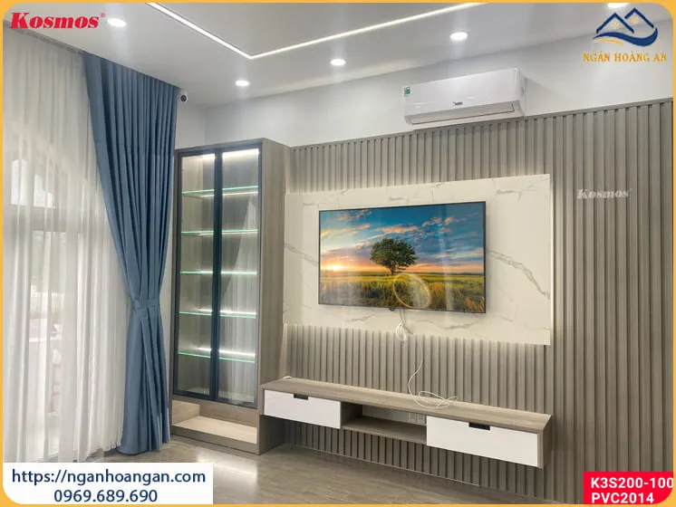 Ốp Tường Nhựa Lam Sóng Giả Gỗ PVC Giả Đá Tại Quận 1 TPHCM