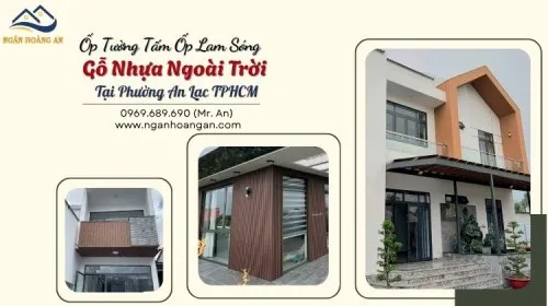Ốp Tường Tấm Ốp Lam Sóng Gỗ Nhựa Ngoài Trời Tại Phường An Lạc TPHCM