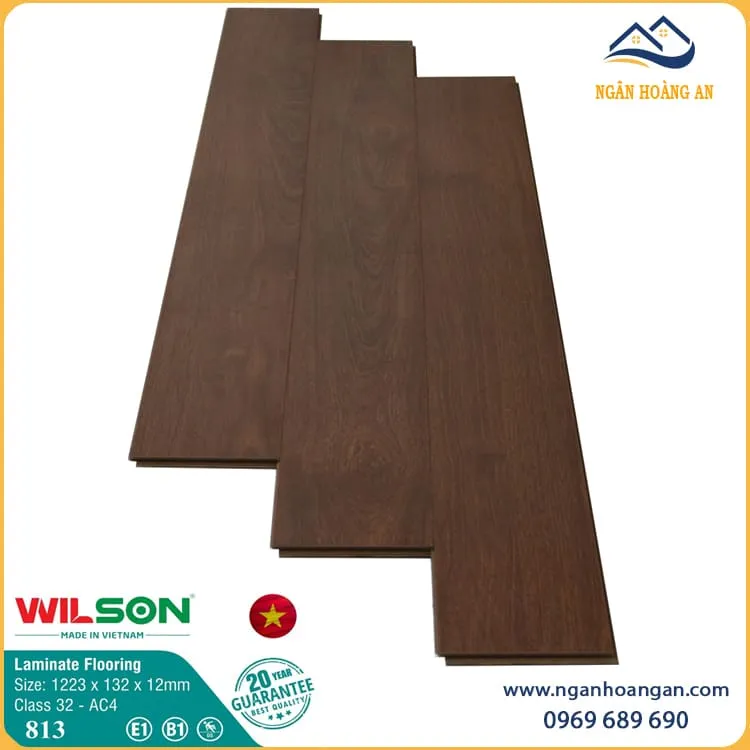 Sàn Gỗ Công Nghiệp Willson 813 Dày 12mm