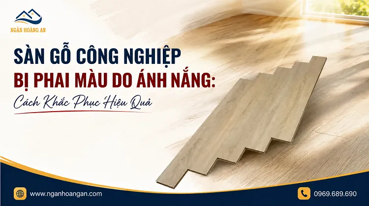 Sàn Gỗ Công Nghiệp Bị Phai Màu Do Ánh Nắng: Cách Khắc Phục