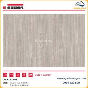 Sàn Gỗ Công Nghiệp Egger 8mm Aqua EL2063
