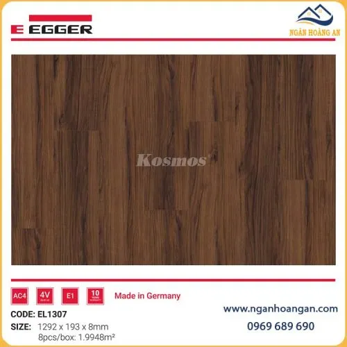 Sàn Gỗ Công Nghiệp Egger Classic 8mm EL1307