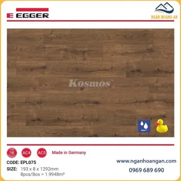 Sàn Gỗ Công Nghiệp Egger Pro 8mm Aqua+ EPL075