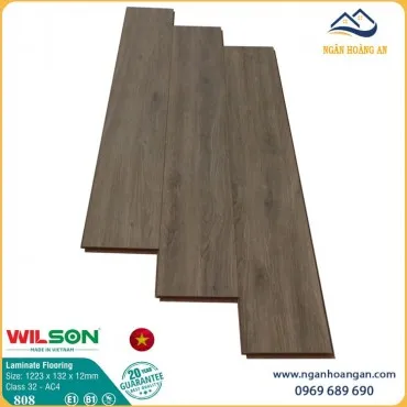 Sàn Gỗ Công Nghiệp Giá Rẻ Wilson 808 Dày 12mm