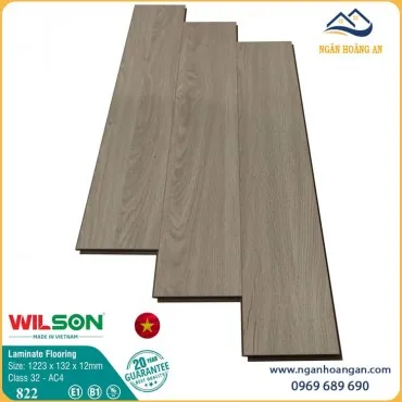 Sàn Gỗ Công Nghiệp Giá Rẻ Wilson 822 12mm